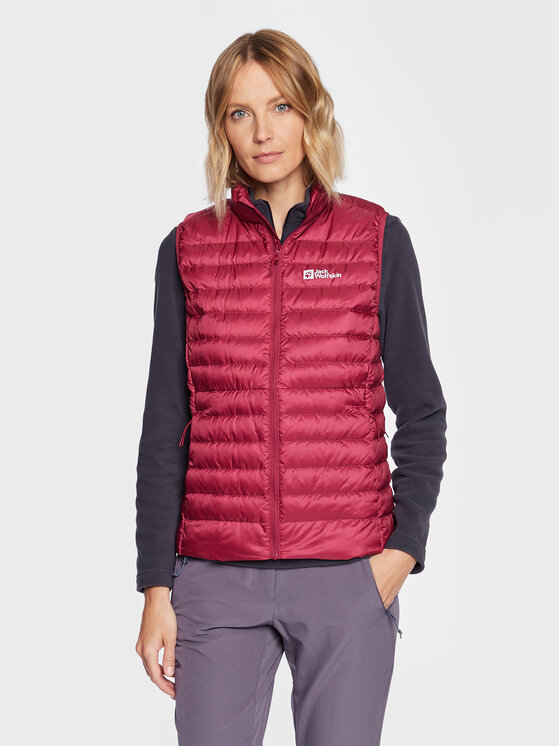 Jack Wolfskin Veste Pack & Go 1207031 Bordo Regular Fit