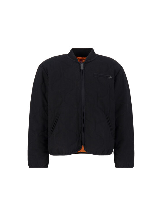Alpha Industries Alpha Industries Kurtka bomber Quilted Liner Wool Outdoor Jacket Czarny Regular Fit