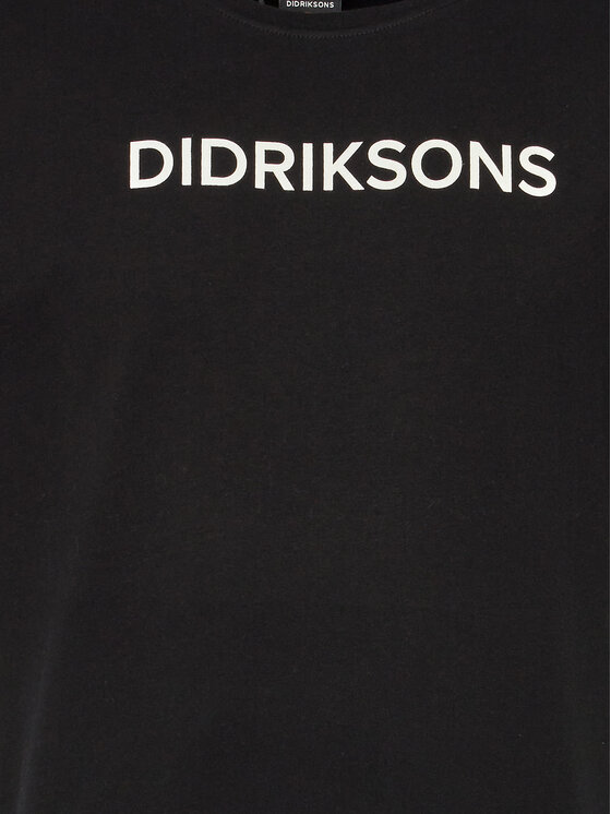 Didriksons Didriksons Футболка Harald 505551 Чорний Regular Fit