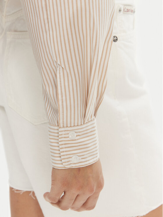 Calvin Klein Jeans Calvin Klein Jeans Koszula J20J225078 Beżowy Regular Fit
