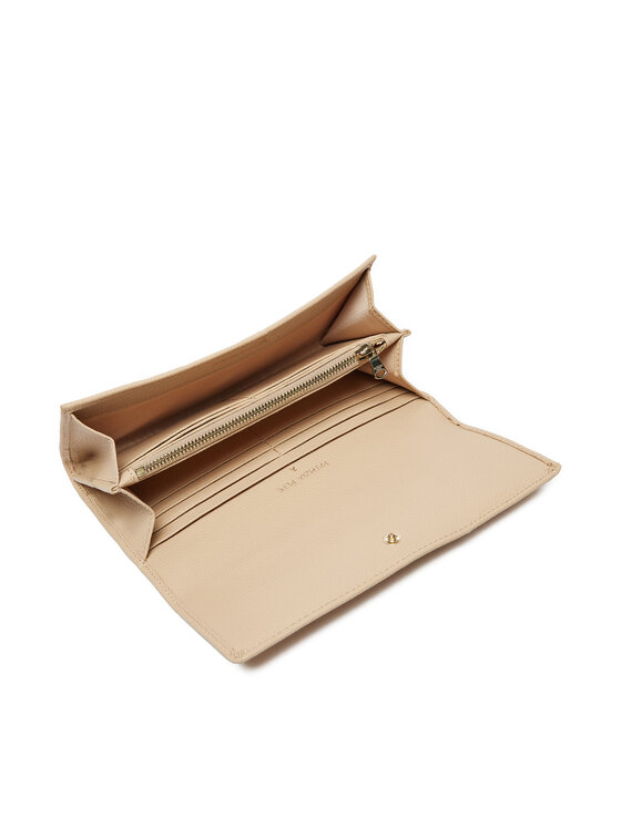 Patrizia Pepe Patrizia Pepe Голям дамски портфейл CQ0215/L001-B524 Бежов
