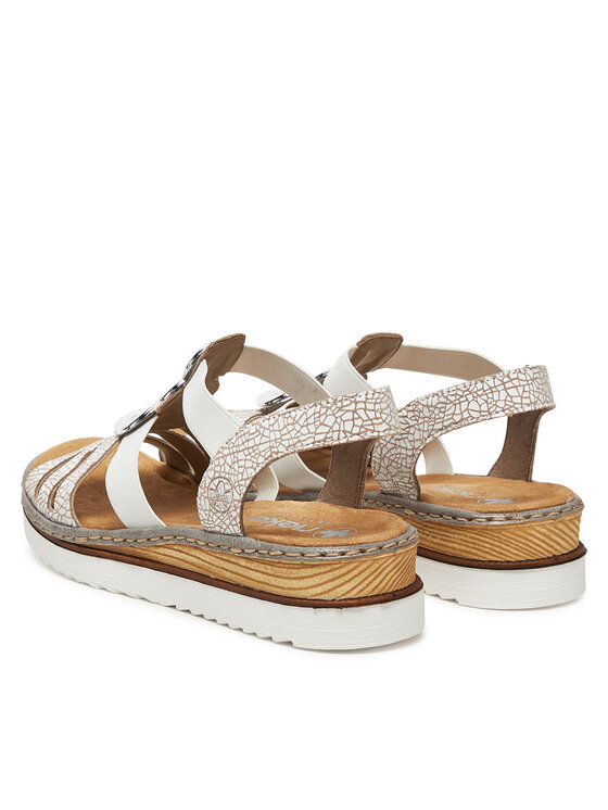 Rieker Rieker Sandale 679L4-80 Alb