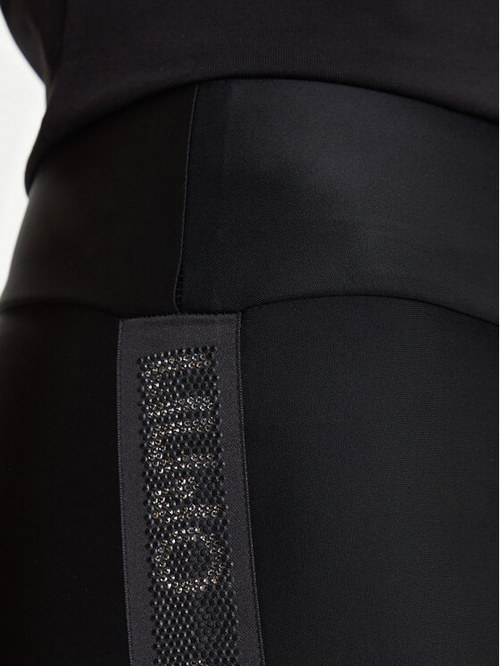 Liu Jo Sport Liu Jo Sport Legginsy TF5119 J7912 Czarny Regular Fit