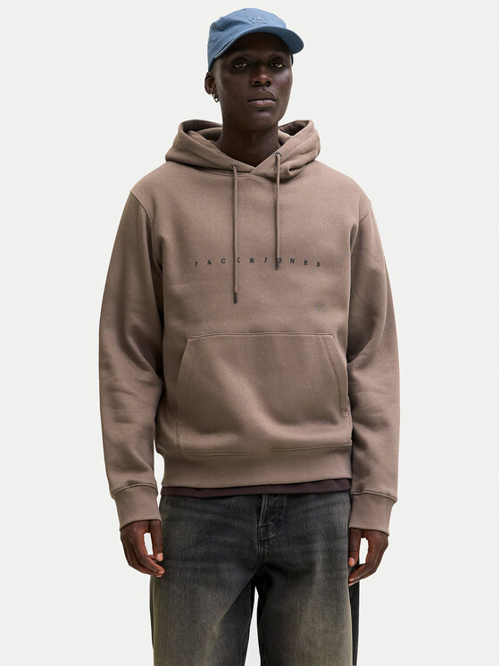 Jack & Jones Jack & Jones Mikina Star 12233972 Hnedá Regular Fit