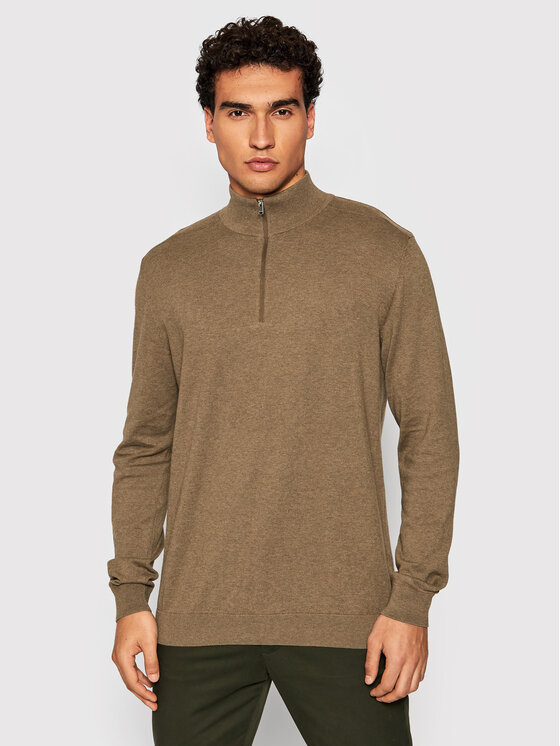 Selected Homme Selected Homme Svetr Berg 16074687 Hnědá Regular Fit