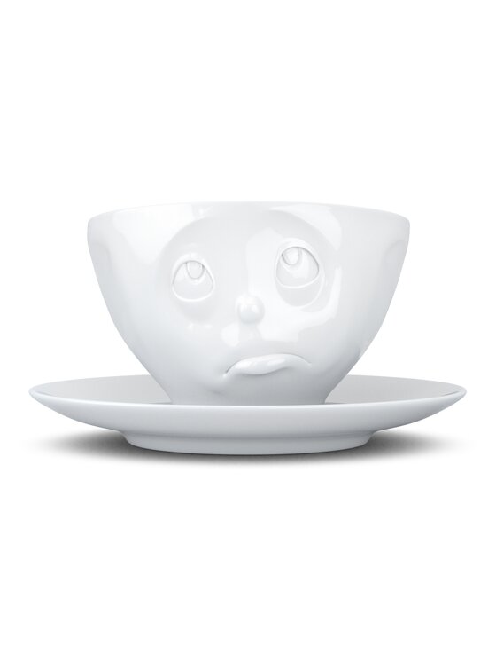 58 products 58 products Filiżanka ze spodkiem uniwersalna - Oh please! Biały