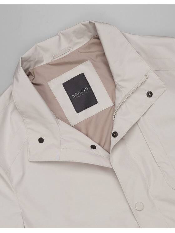 Borgio Borgio Kurtka przejściowa alseno Beżowy Slim Fit