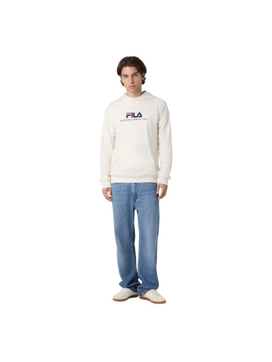 Fila Fila Mikina Valsera regular logo hoodie Écru Regular Fit