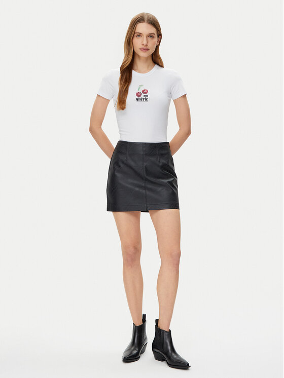 JJXX JJXX Marškinėliai Gigi 12277657 Balta Stretch Fit