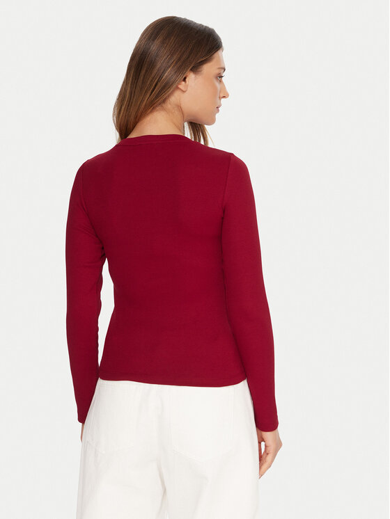 Guess Jeans Guess Jeans Blusa W5BP01 KA0H1 Rosso Slim Fit