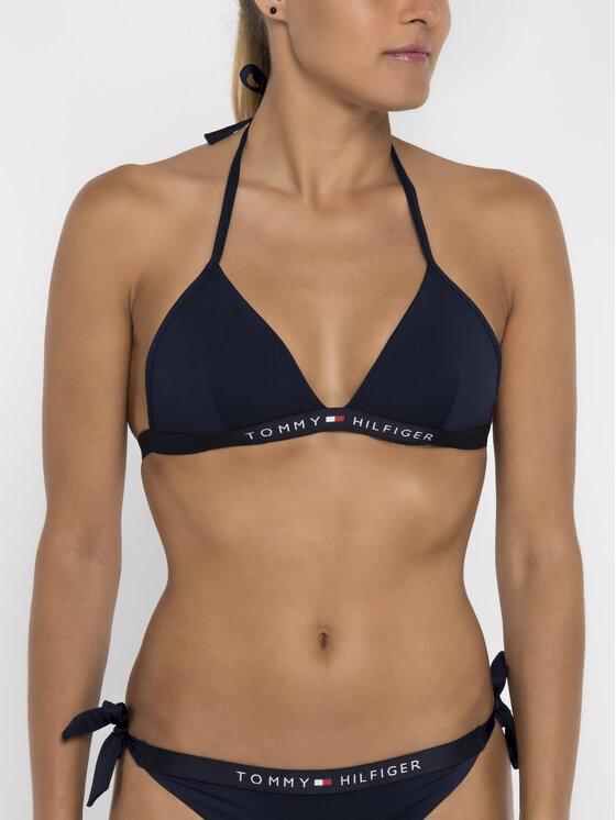 Tommy Hilfiger Haut de Bikini Femme Marine TH Tailles xs Coloris Multi