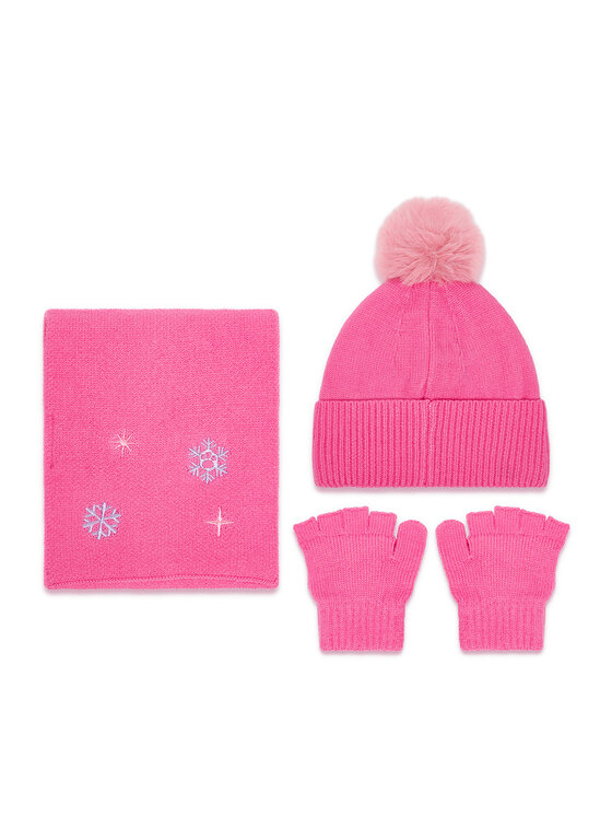 Paw Patrol Set căciulă, fular și mănuși CEO-ACCCS-AW25-329PAW Roz ...