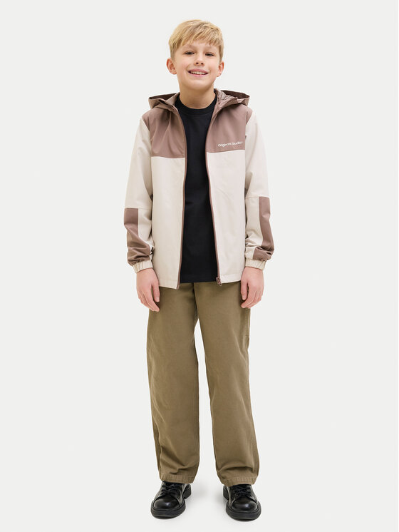 Jack&Jones Junior Jack&Jones Junior Hlače iz tkanine Alex 12253790 Rjava Loose Fit