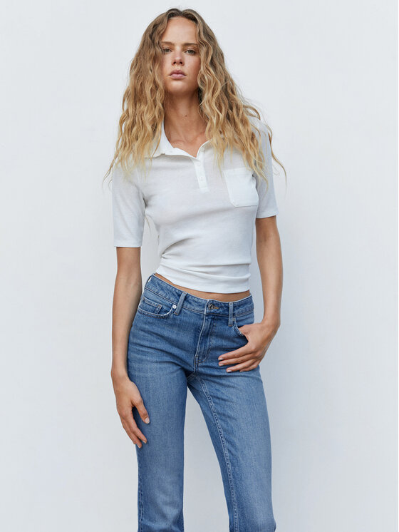 Mango Mango Farmer Fiona 57085137 Kék Regular Fit