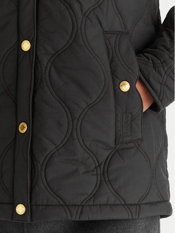 Hunter Hunter Μπουφάν μεταβατικό Witton HARW0004252 Μαύρο Regular Fit