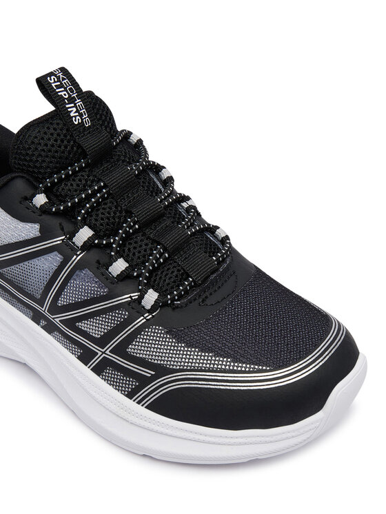 Skechers Skechers Αθλητικά Microspec Velocity - Grid-Shift 404220L/BKSL Μαύρο
