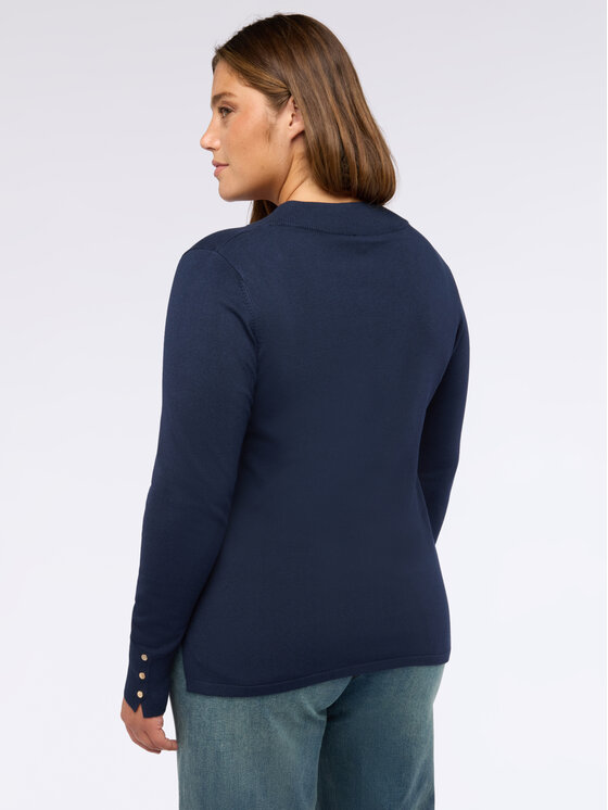 Fiorella Rubino Fiorella Rubino Maglione M629L008003N034 Blu Regular Fit