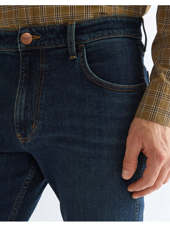 Wrangler Wrangler Jeansy GREENSBORO Niebieski Straight Leg