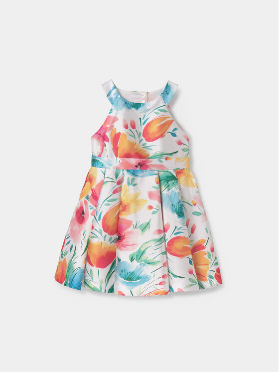 Abel & Lula Abel & Lula Sukienka elegancka 5064 Kolorowy Regular Fit