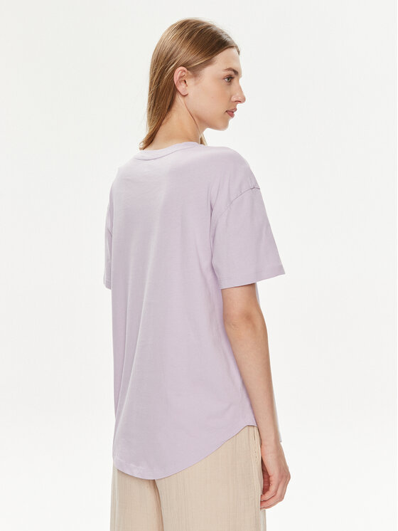 Gap Gap Тишърт 875093-02 Виолетов Relaxed Fit