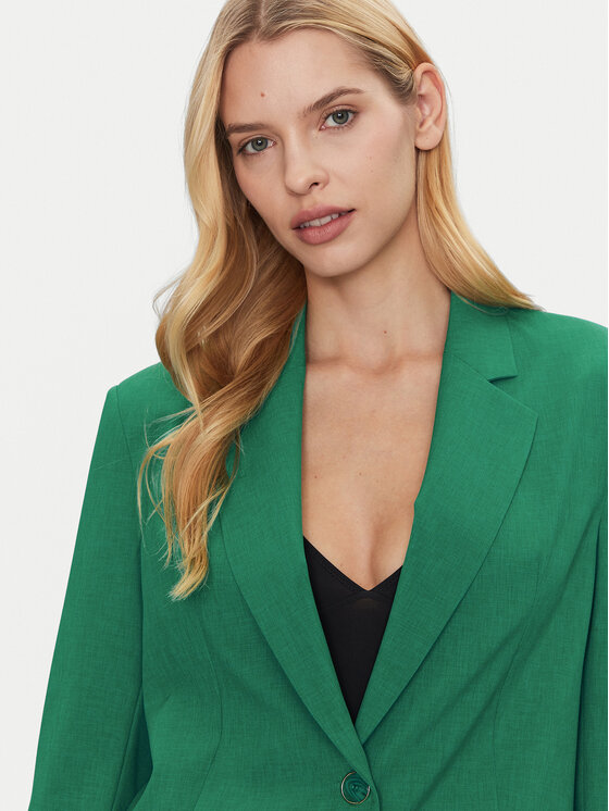 Simona Corsellini Simona Corsellini Marynarka P25CPGI00601 Zielony Regular Fit