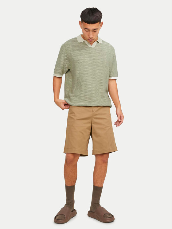 Jack & Jones Jack & Jones Polo Jormykonos 12255950 Zielony Regular Fit