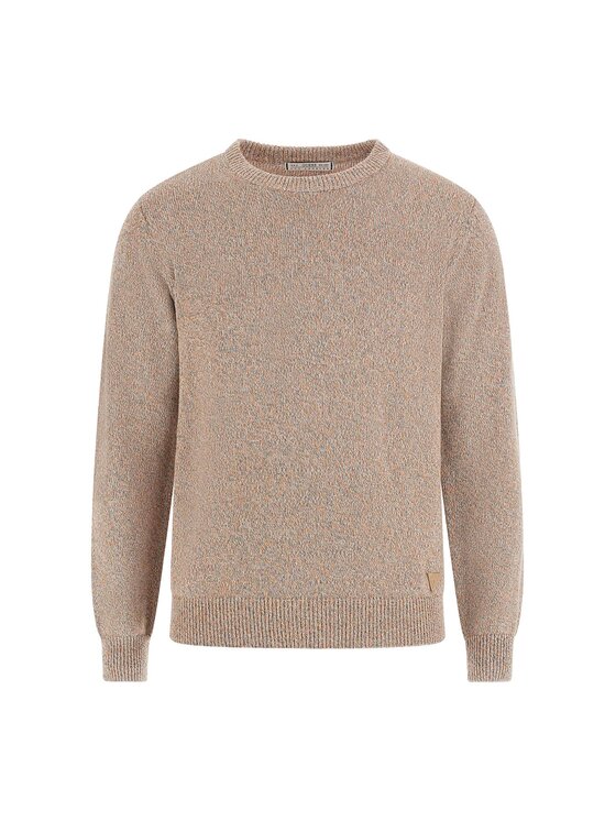 Guess Guess Sweter 170941 Beżowy Classic Fit