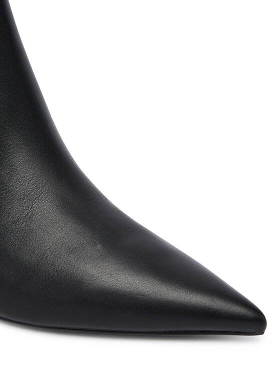 Calvin Klein Calvin Klein Ботильйони Ess Kitten Heel Long Boots HW0HW02690 Чорний