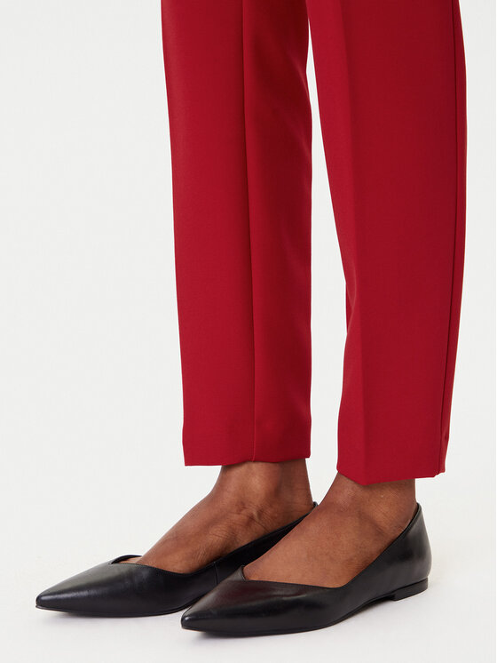 HUGO HUGO Kalhoty z materiálu Hagonia-1 50539991 Červená Slim Fit