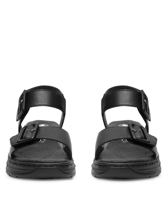 Rieker Rieker Sandalen 66680-00 Schwarz