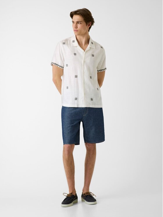 Guess Guess Koszula 181848 Beżowy Classic Fit