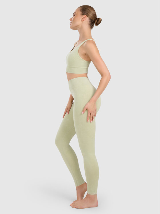 4F 4F Biustonosz sportowy YOGA Zielony