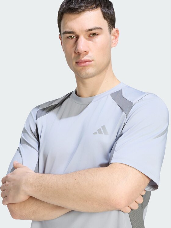 adidas adidas Koszulka techniczna 167794 Szary Regular Fit