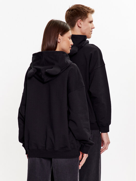 2005 2005 Bluza Unisex Horned Czarny Regular Fit