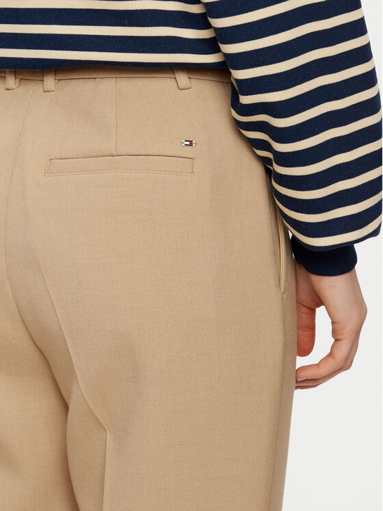 Tommy Hilfiger Tommy Hilfiger Čino bikses WW0WW44090 Bēšs Regular Fit