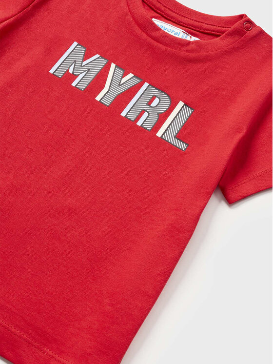 Mayoral Mayoral T-Shirt 106 Czerwony Regular Fit