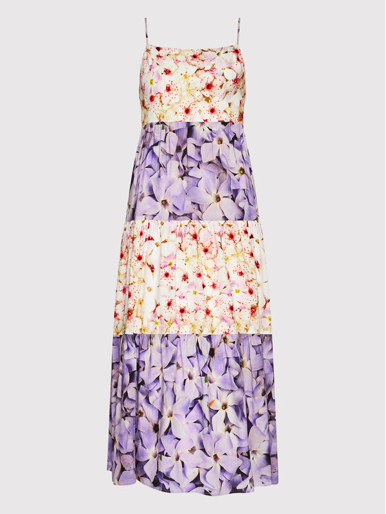 Desigual Desigual Rochie de vară Estrella 22SWVW26 Violet Regular Fit