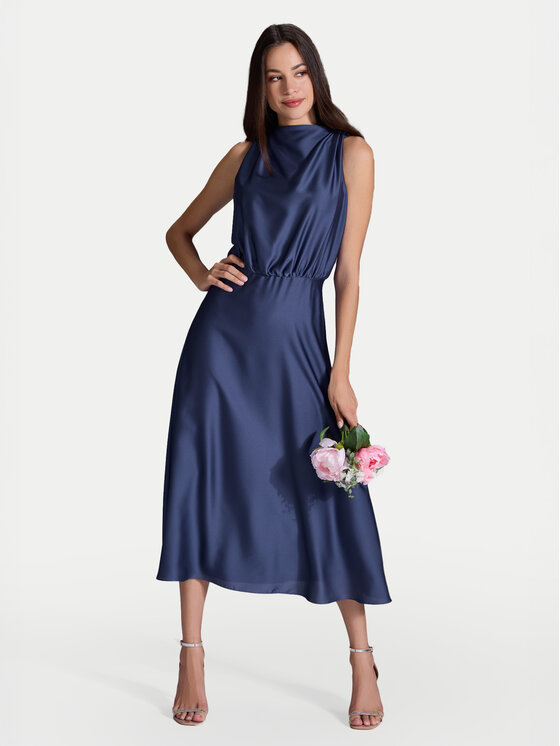 Swing Swing Rochie cocktail 5AI13700 Albastru Regular Fit