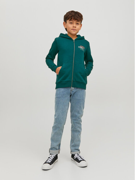Felpa Space Logo 12221210 Verde Regular Fit