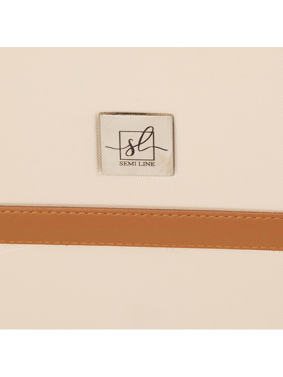 Semi Line Semi Line Mittlerer Koffer T5506-3 Beige