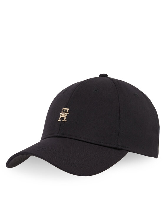 Șapcă Tommy Hilfiger Elevated Chic Cap AW0AW17128 Negru
