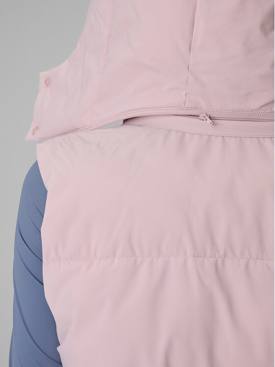 4F 4F Bezrękawnik ESSENTIAL 3 Różowy jasny Loose Fit