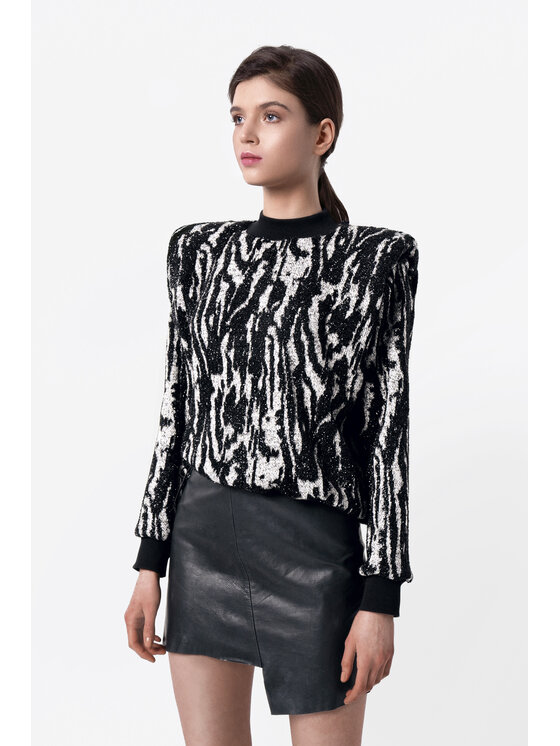 Sweter sax35th, Rozmiar 44, Czarny, PARIS