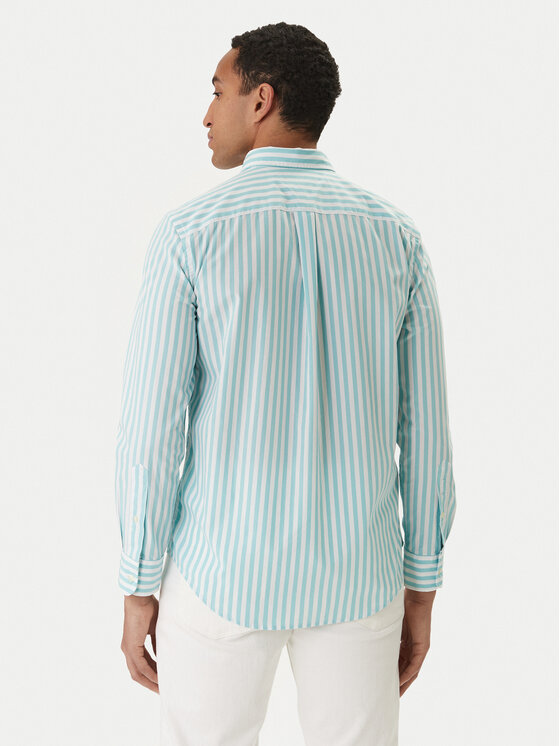 Tommy Hilfiger Tommy Hilfiger Srajca MW0MW42440 Zelena Regular Fit