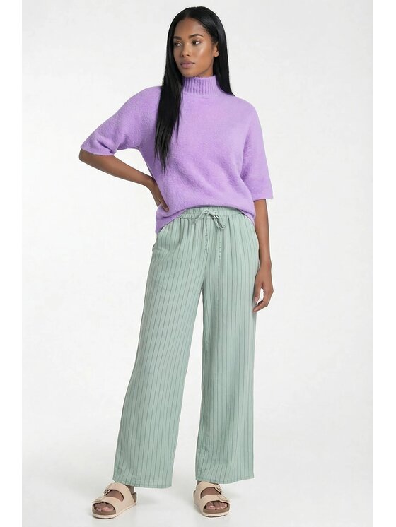 FIGL FIGL Sveter M1324 Fialová Loose Fit