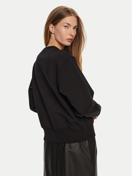 Guess Guess Mikina W2YQ16 KBA11 Černá Regular Fit