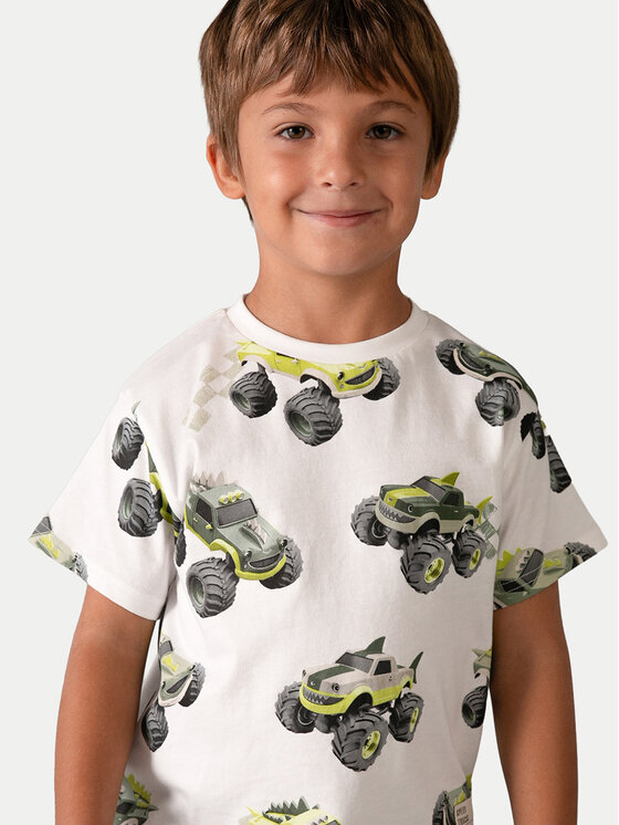 Mayoral Mayoral Тишърт 3068 Бял Regular Fit