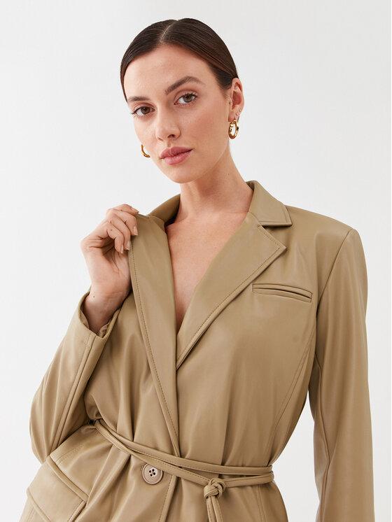 TWINSET TWINSET Marynarka 232TP2901 Beżowy Regular Fit