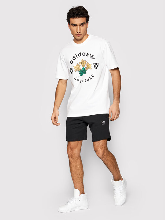 T-shirt Adv Flowers Tee GN2371 Bianco Regular Fit