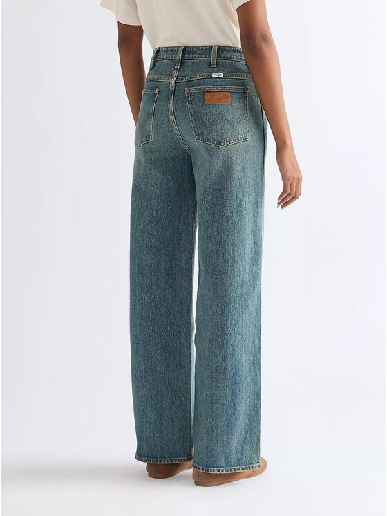 Wrangler Wrangler Jeansy Loose Straight Niebieski Loose Fit